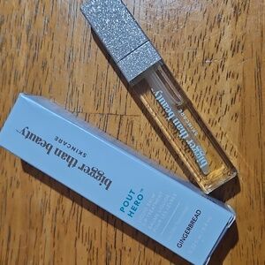 Bigger Than Beauty Pout Hero Liquid Balm Lip Treatment Gingerbread 6.4 ml NEW